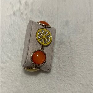 Citrus-Inspired Orange and Yellow Bracelet